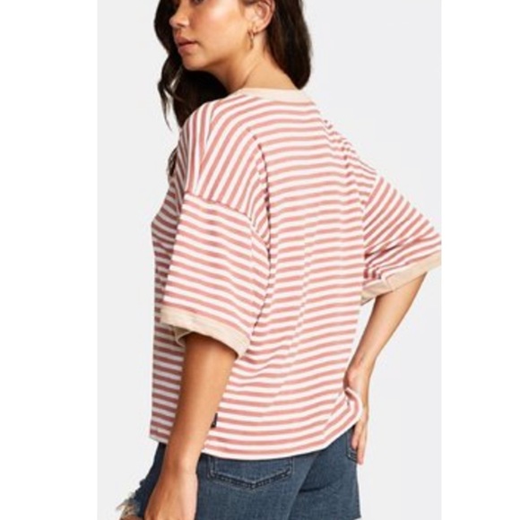 NWT - RVCA No Regard Tee - Dusty Rose - Size Small - Picture 7 of 9